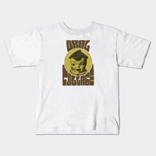 Vintage Elf Head | Oral Collage Radio Show Kids T-Shirt